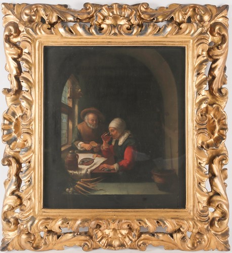 Lot 2 - 19th century Dutch school, follower of Vermeer,...