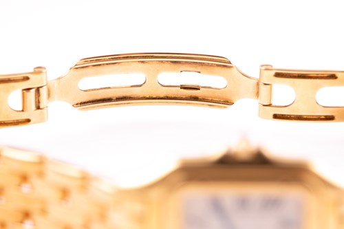 Lot 535 - An 18ct yellow gold Cartier Panthere ladies...