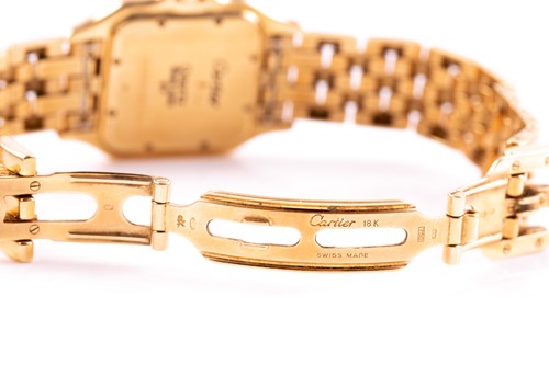 Lot 535 - An 18ct yellow gold Cartier Panthere ladies...