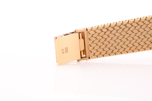 Lot 529 - A Longines 18ct yellow gold automatic dress...