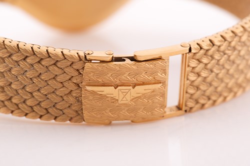 Lot 529 - A Longines 18ct yellow gold automatic dress...