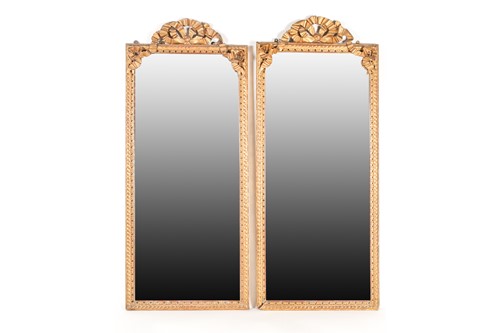 Lot 66 - A pair of Victorian carved wood and gilt gesso...