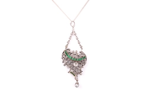 Lot 254 - A late 19th / early 20th century white metal...