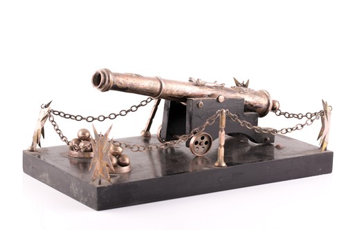 Lot 354 - A 20th-century Maltese silver (917) model of...