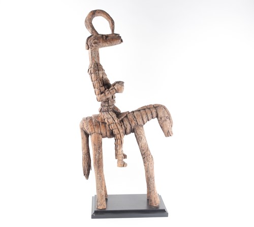 Lot 180 - A Bobo equestrian warrior figure, Burkina...