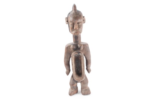 Lot 171 - A Koro standing female libation cup, Nigeria,...