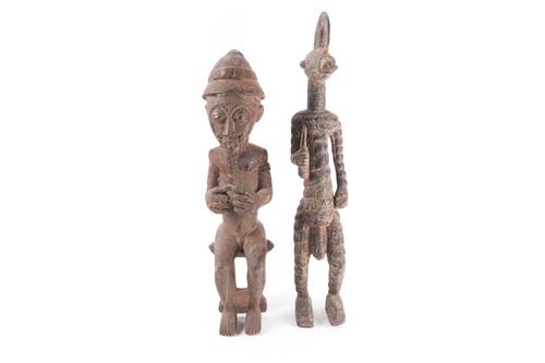 Lot 214 - A Bobo/Koro standing warrior figure, Burkina...