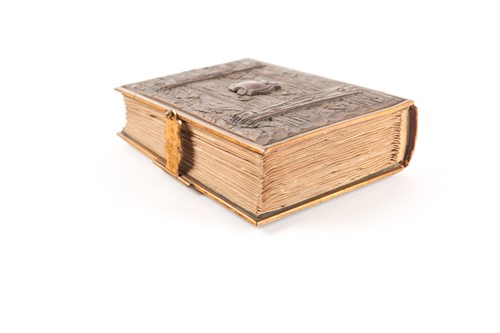 Lot 324 - A Victorian leather and wood bound carte -de...