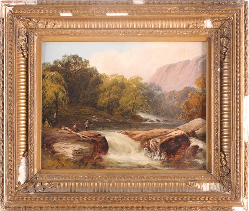 Lot 3 - George Augustus William (1814-1901) 'Fishing...