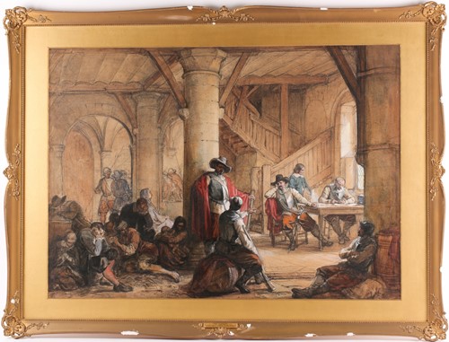 Lot 19 - Louis Haghe HPRI (1806-1885) Belgian, 'The...