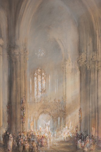 Lot 4 - Frank Wasley RWS (1848-1934), 'Amiens...