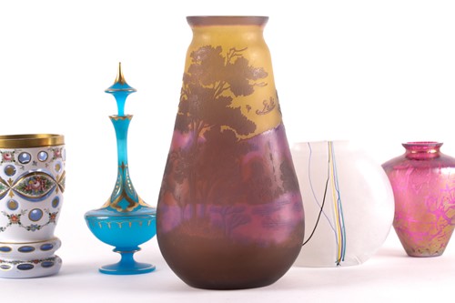 Lot 242 - Bertil Vallien for Kosta Boda 'Rainbow' vase,...