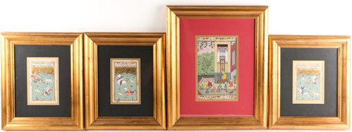 Lot 141 - A series of three 19th century Mughal school...