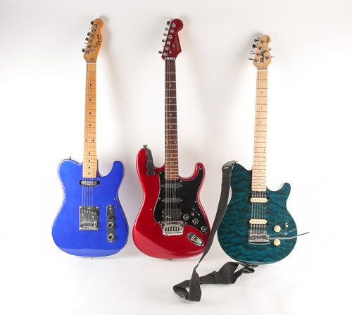 Lot 306 - A Squire by Fender Tele electric guitar (AF)...