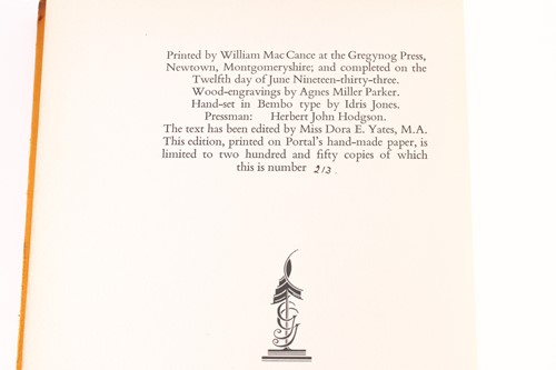 Lot 422 - Sampson, John. XXI Welsh Gypsy Folk-Tales,...