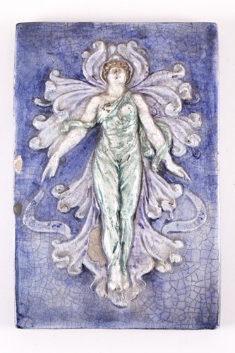 Lot 517 - A late 19th-century earthenware plaque/tile,...