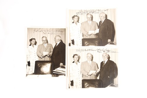 Lot 474 - A collection of three signed black and white...