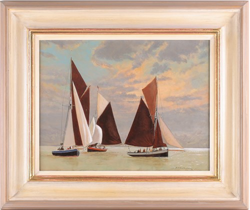 Lot 53 - Anthony Flemming (B. 1936), Calm, Fishing...