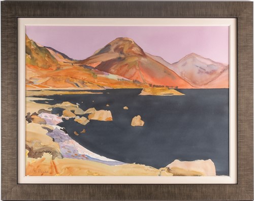 Lot 16 - Bob Rudd, RI (B.1944), West water, watercolour,...
