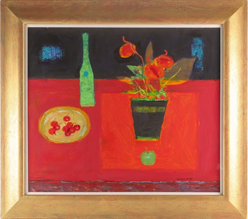 Lot 9 - William Selby, (B. 1933), Green Bottle,...