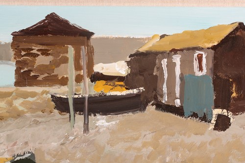 Lot 10 - Donald McIntyre, RCA, (1925-2009), Jetty Boats,...
