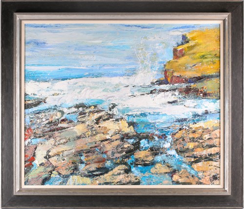 Lot 8A - Peter McLaren, (B. 1964), Orkney, 1998, oil on...