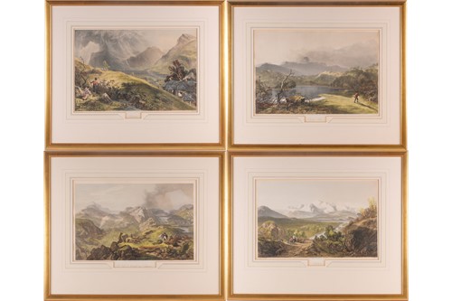 Lot 54A - Gauci after J B Pyne, Skiddaw, Buttermere, The...