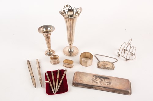 Lot 407 - A Boscolour silver four colour pen together...