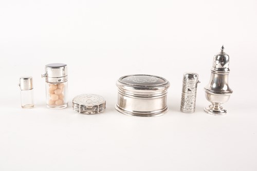Lot 410 - An early 20th century silver and tortoiseshell...
