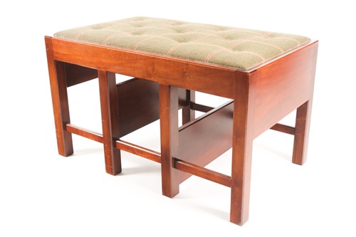 Lot 281 - A George III style mahogany metamorphic...