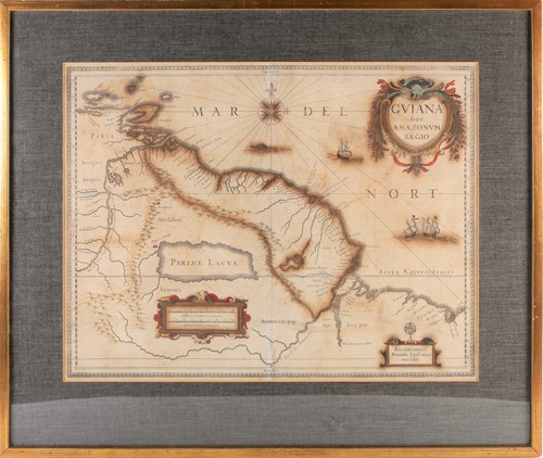 Lot 102 - A 17th century hand-coloured engraving...