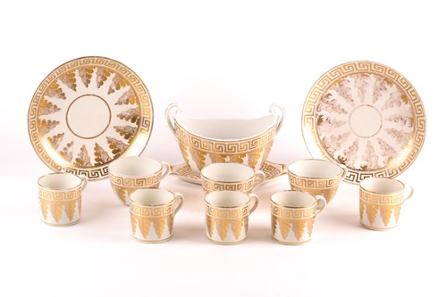 Lot 526 - A Pinxton part tea & coffee service, 1796 -...
