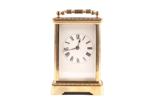 Lot 405 - A late 19th-century French brass and...
