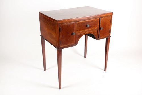 Lot 103 - An Edwardian satinwood and tulipwood banded...