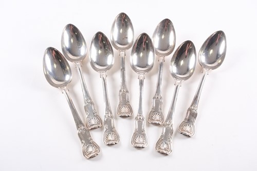 Lot 377 - Paul Storr. A set of eight Kings Hourglass...