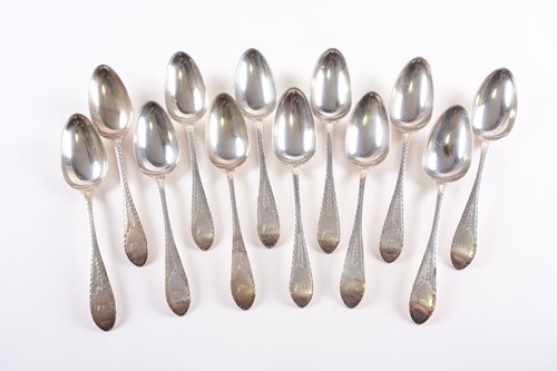 Lot 354 - A set of twelve late18th century Irish...