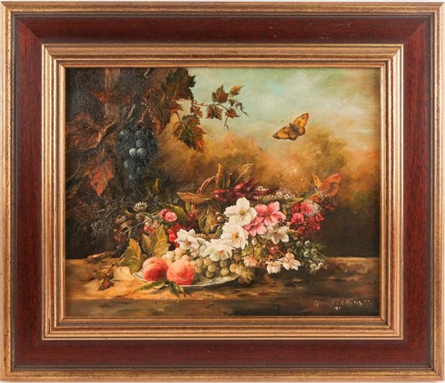 Lot 51 - Hendrika Anna Doedjins (b.1942), a still life...