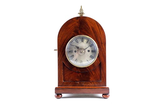 Lot 403 - A George III period mahogany cased mantle...