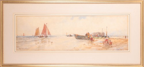 Lot 64 - Thomas Bush Hardy (1842-1897), 'Le Portel', a...