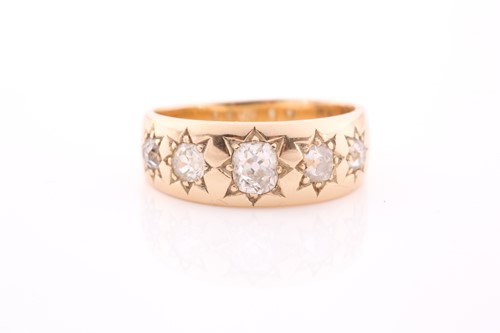 Lot 271 - A late Victorian yellow gold and diamond gypsy...