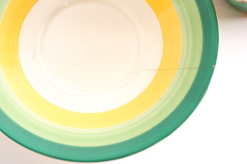 Lot 543 - A Clarice Cliff Bon Jour coffee service, circa...