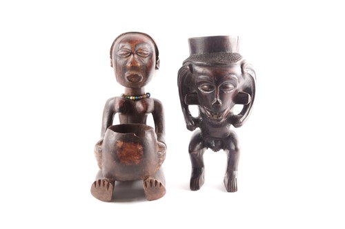 Lot 220 - A Luba seated female divination figure, Mboko,...