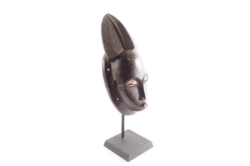 Lot 225 - A Baule portrait mask, Gba Gba, Ivory Coast,...