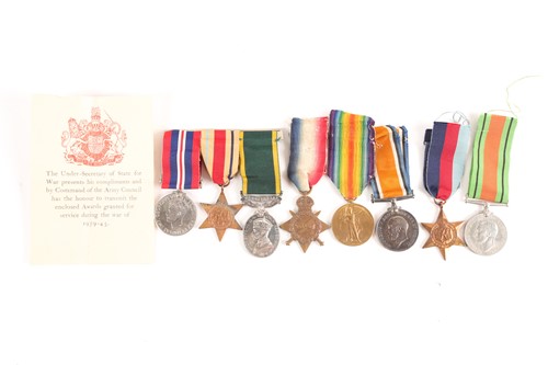 Lot 462 - A WWI Campaign, Victory Medal and 1914-1918...