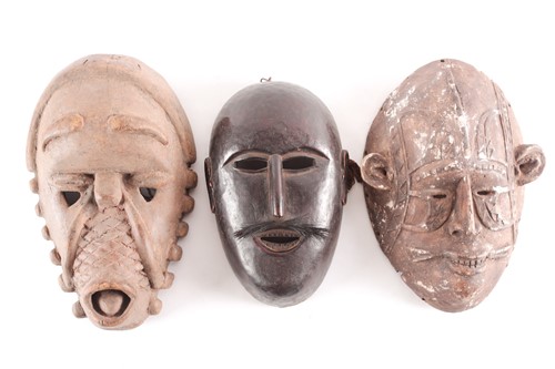 Lot 230 - A Baule Monkey mask, Ivory Coast, the...