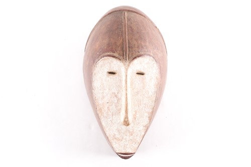 Lot 235 - A Fang mask, Gabon, the forehead with a...