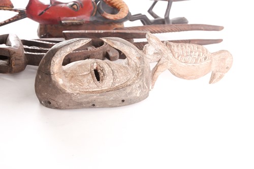 Lot 236 - A Bambara antelope headdress, Chi Wara, Mali,...