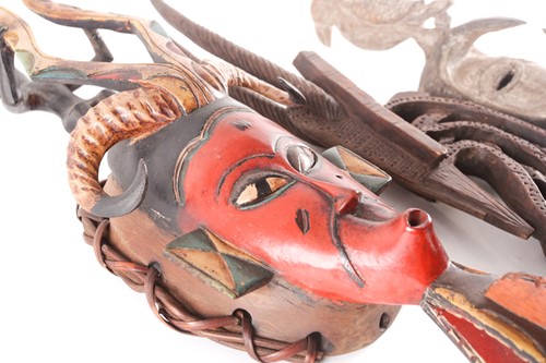 Lot 236 - A Bambara antelope headdress, Chi Wara, Mali,...