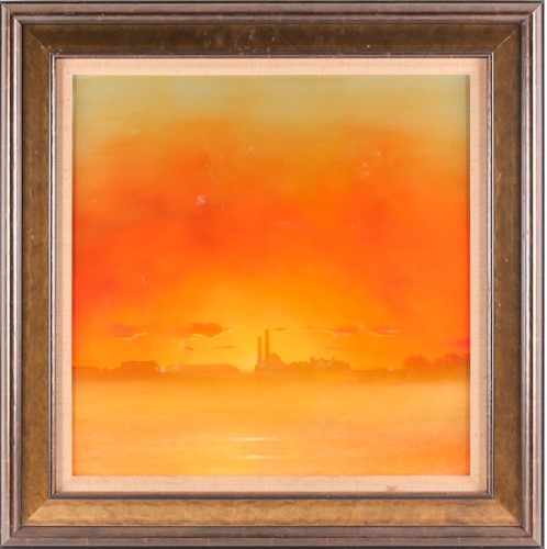 Lot 91 - Lawrence Coulson (b.1962), 'Chelsea Wharf,...