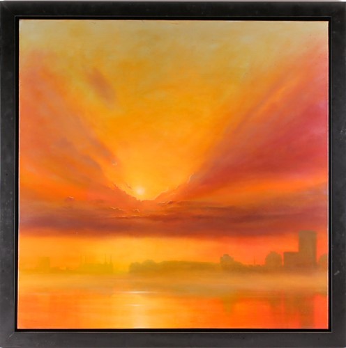 Lot 75 - Lawrence Coulson (b.1962), a London skyline,...